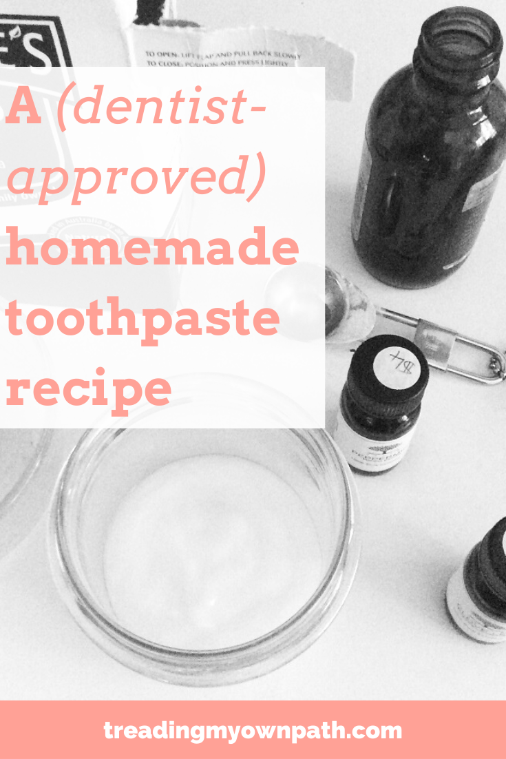 A (dentist-approved) homemade toothpaste recipe