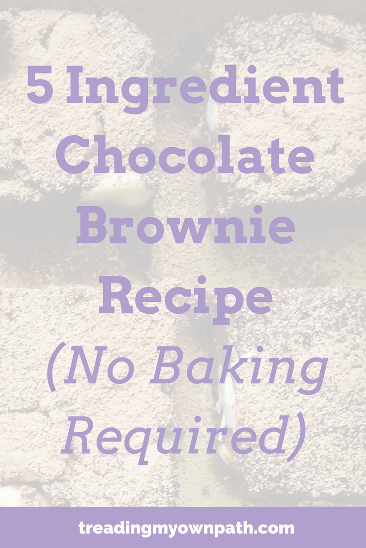 5 Ingredient Chocolate Brownie Recipe (No Baking Required)