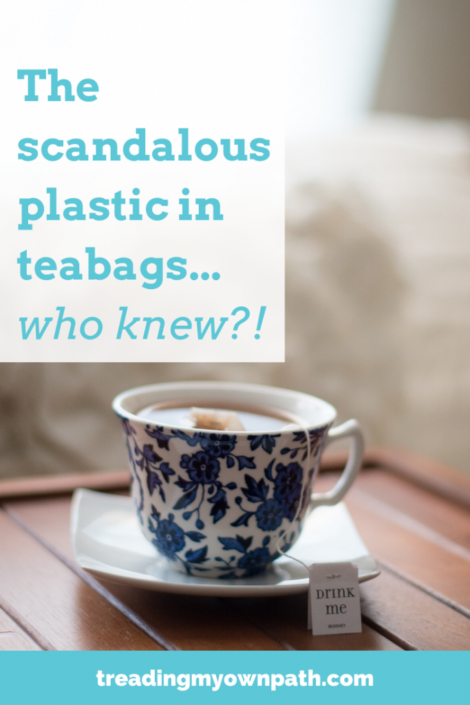 Plastic in tea bags - progress report