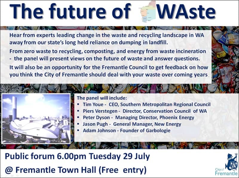 Waste Forum Freo Event Poster