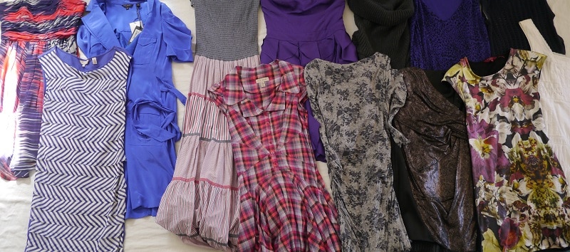 Dresses decluttering