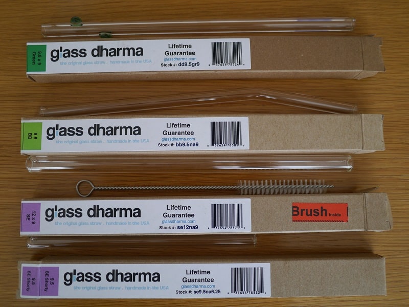 GlassDharma plastic-free drinking straws