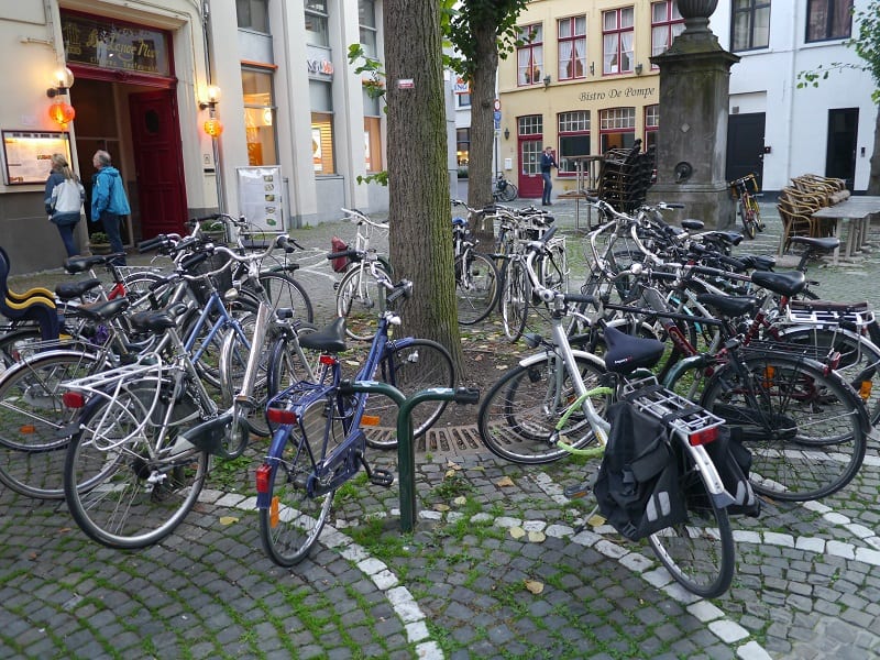 Bicycles in Bruges