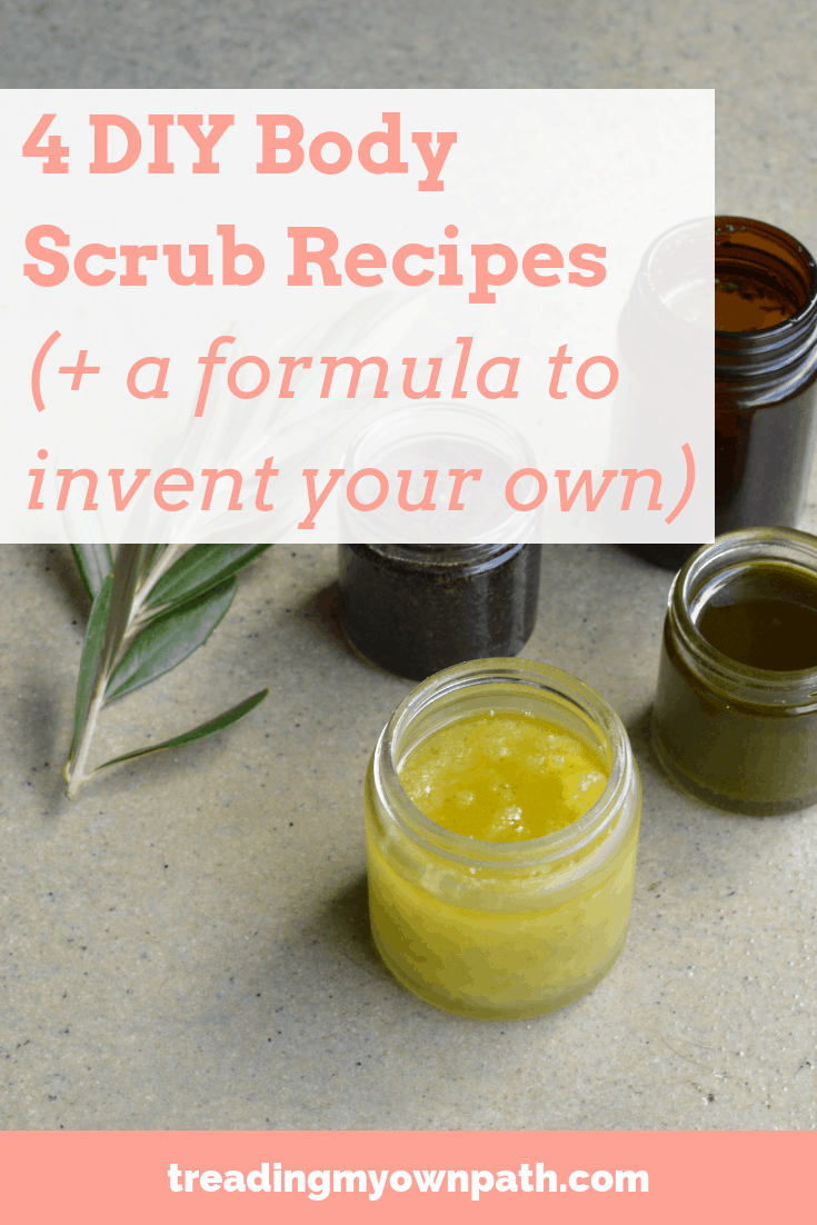 DIY Body Scrubs (4 Recipes plus a Simple Formula to Invent Your Own)