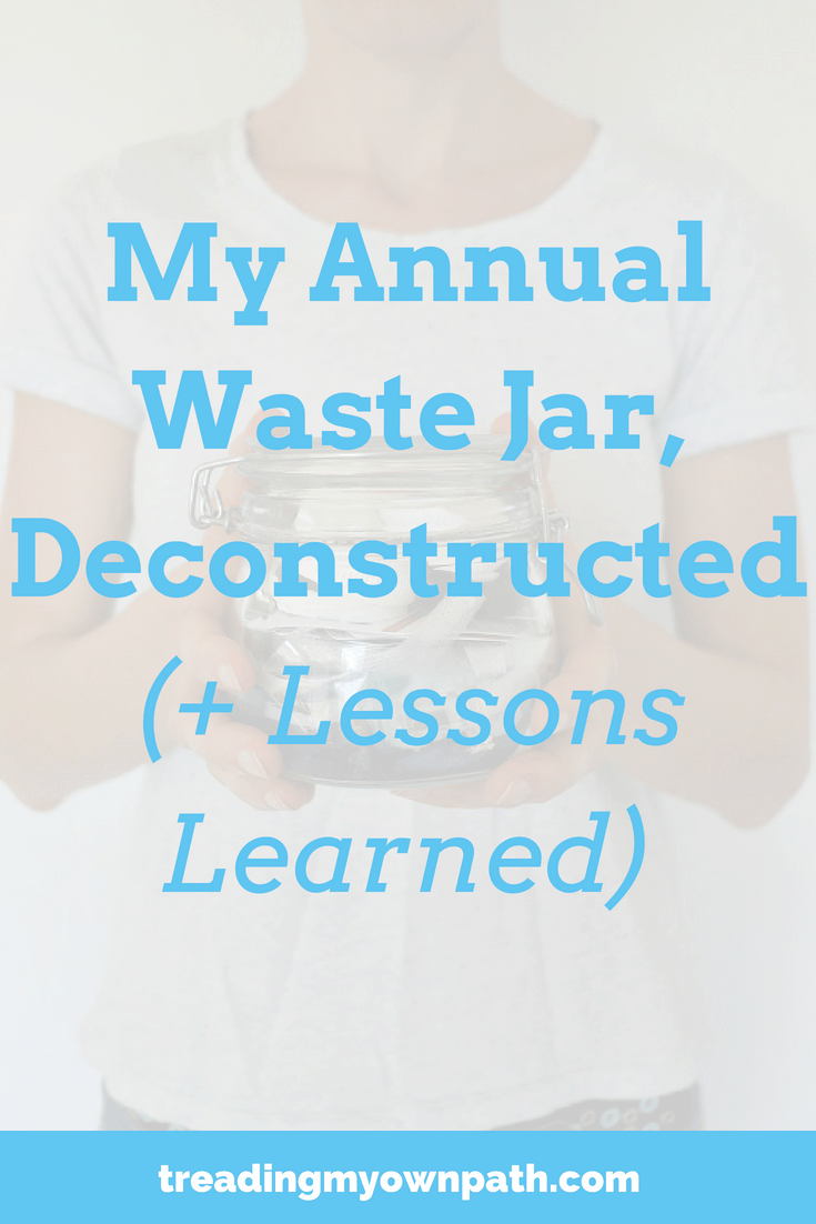 My Annual Waste Jar, Deconstructed (+ Lessons Learned)