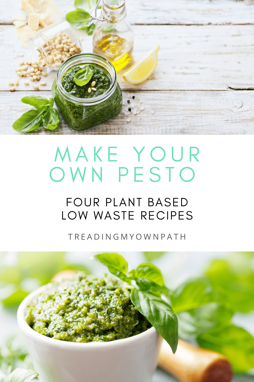 Zero Waste Pesto, Four Ways (4 Plant Based Recipes)