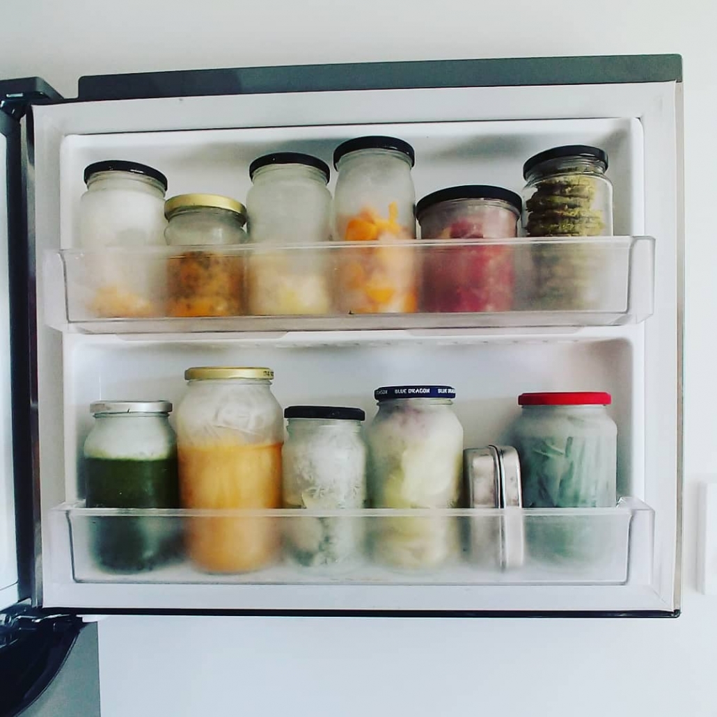 https://treadingmyownpath.com/wp-content/uploads/2020/04/Storing-food-in-the-freezer-in-repurposed-glass-jars-1030x1030.jpg